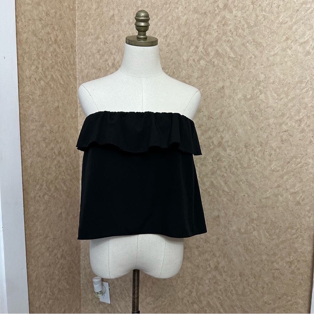 Free People Intimately Black Strapless Tube Top